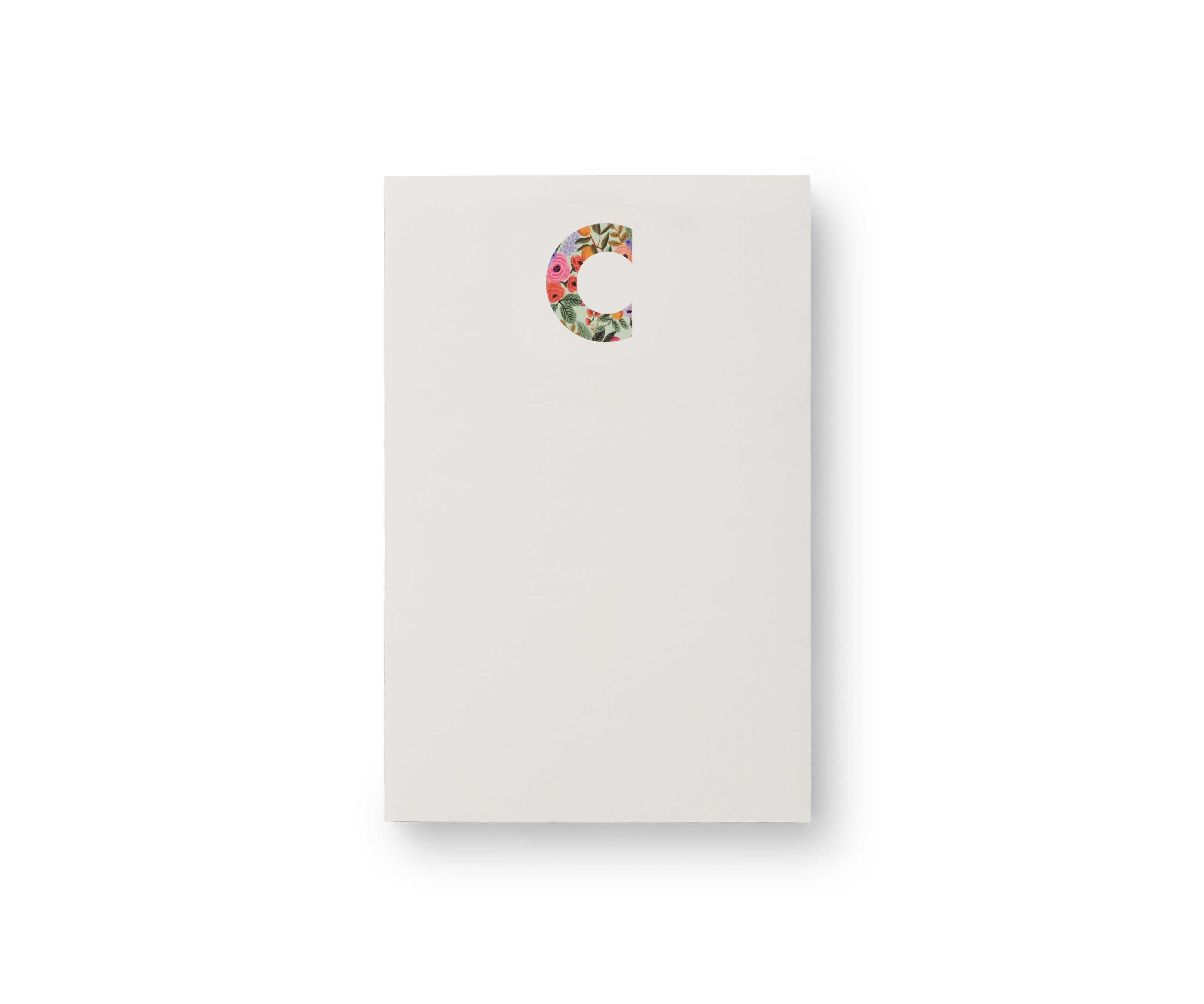 Blocs de Notas con Iniciales A - Z - Rifle Paper Co