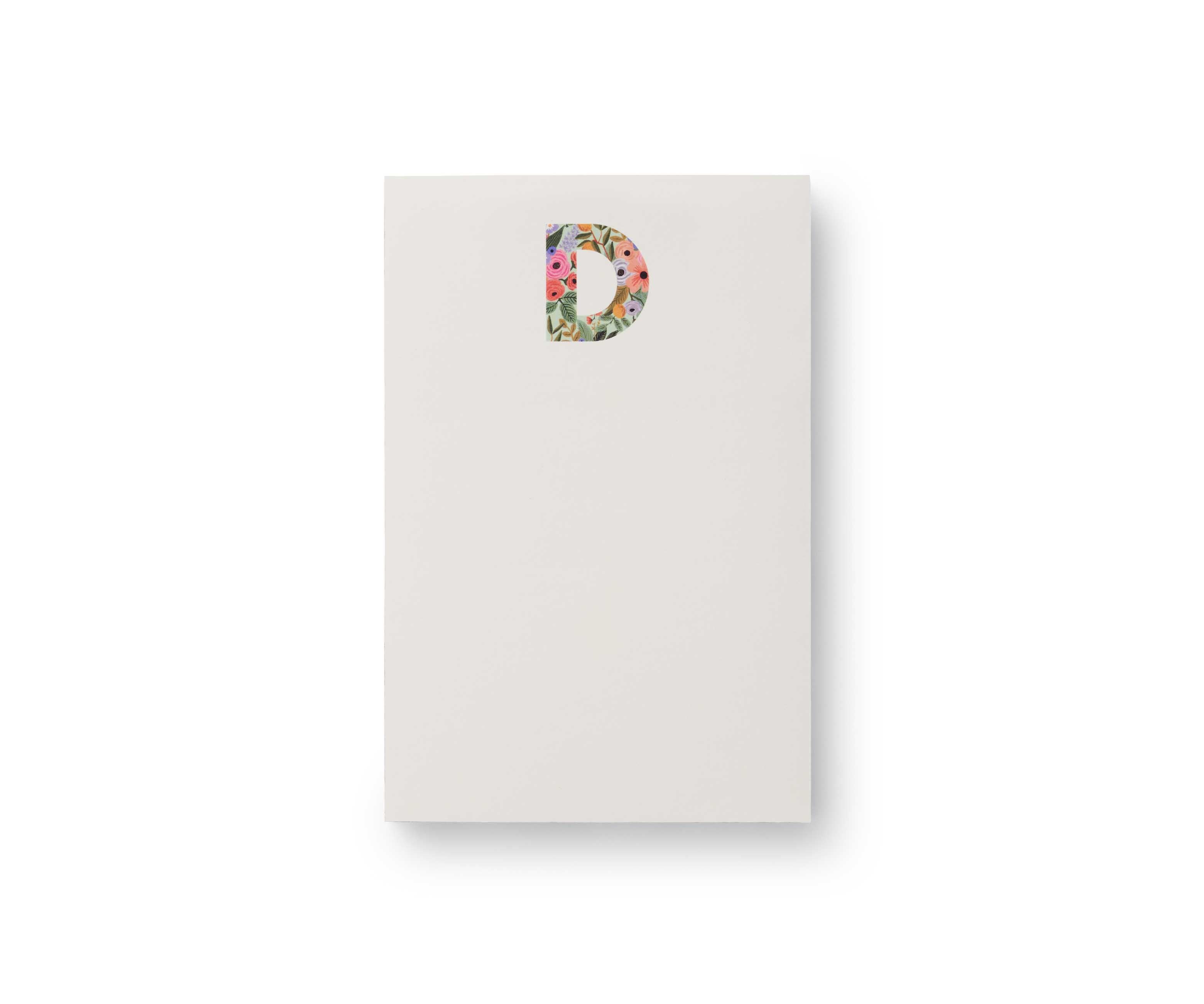 Blocs de Notas con Iniciales A - Z - Rifle Paper Co