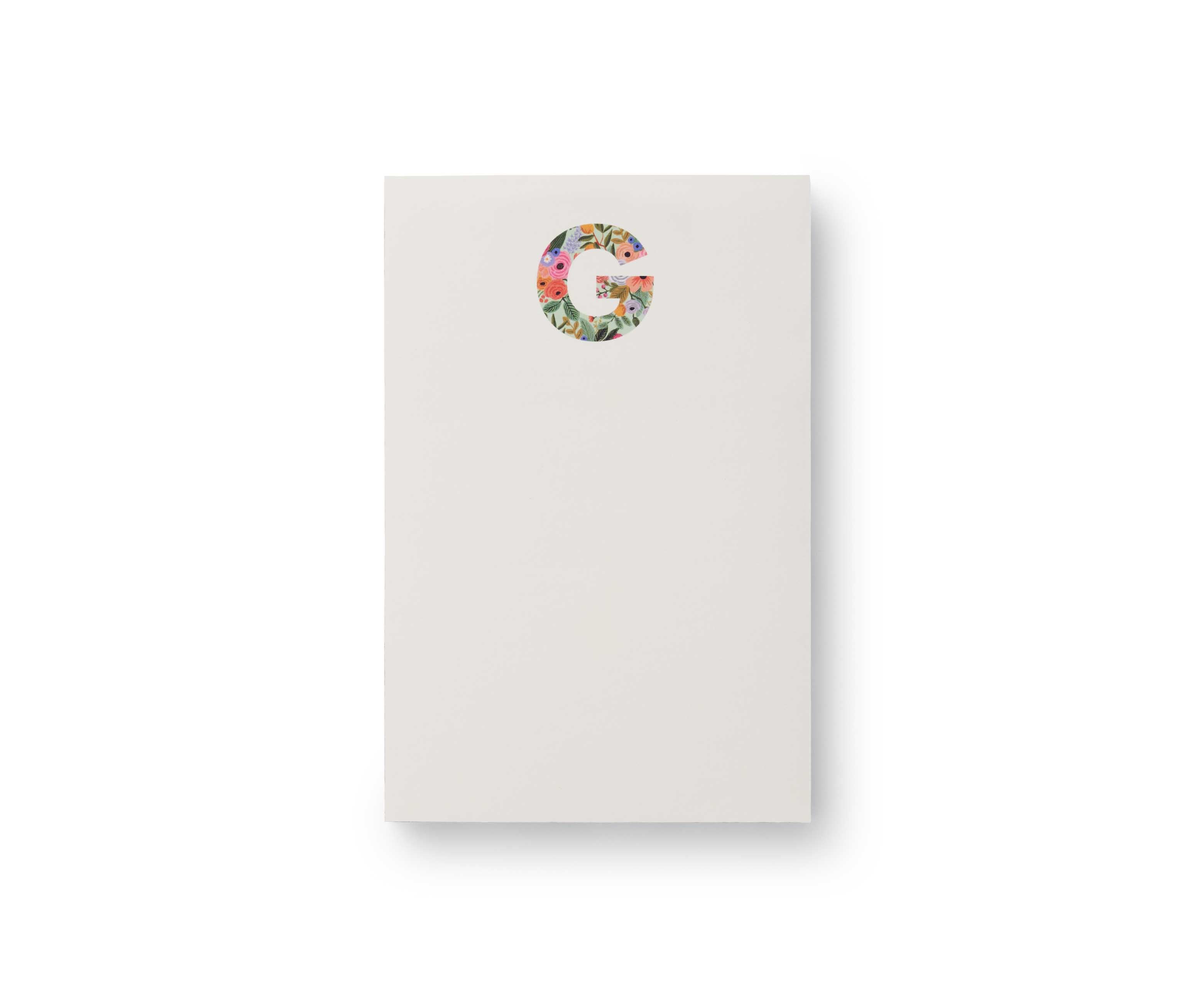 A-Z Initial Notepad - Rifle Paper Co