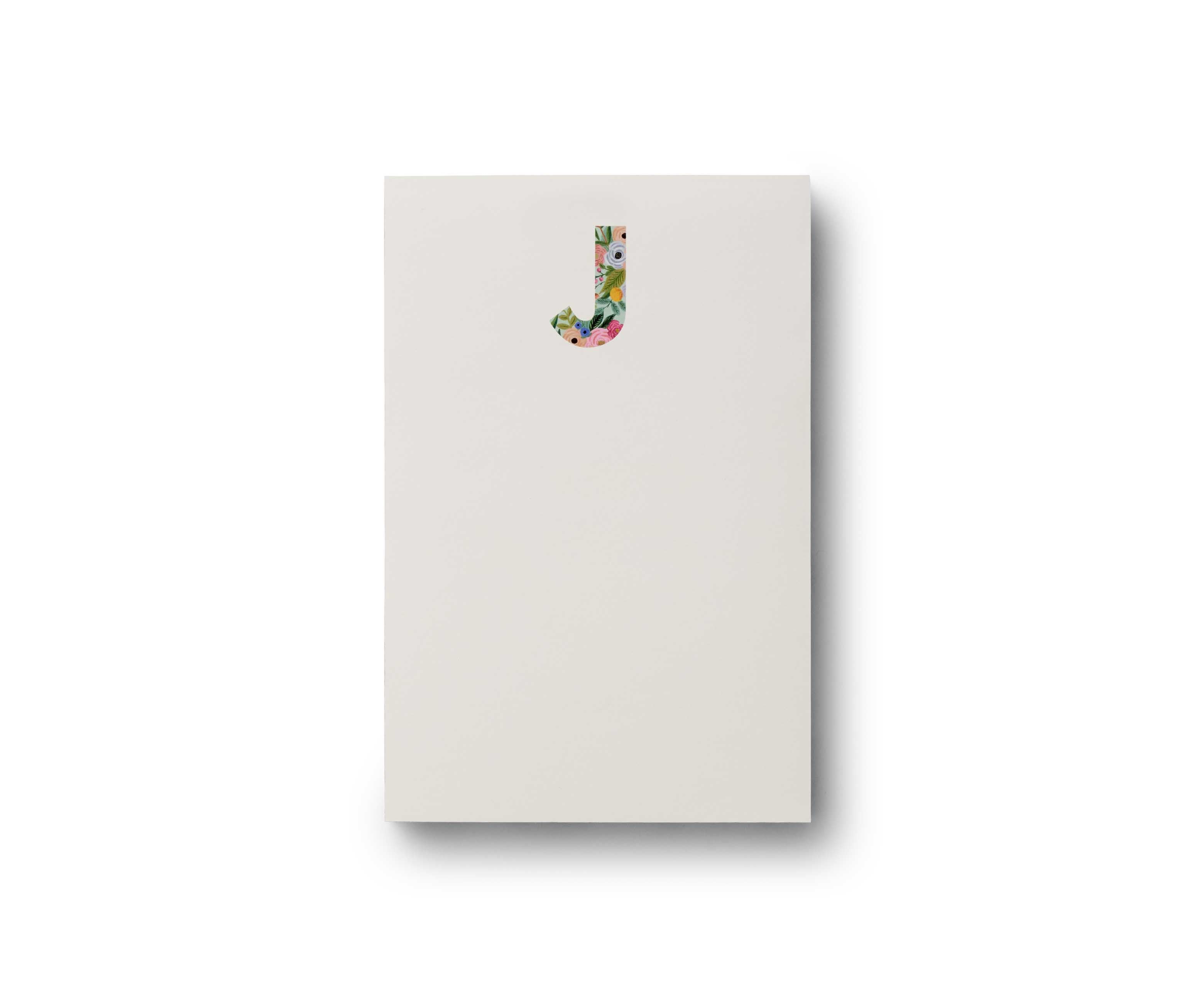 A-Z Initial Notepad - Rifle Paper Co