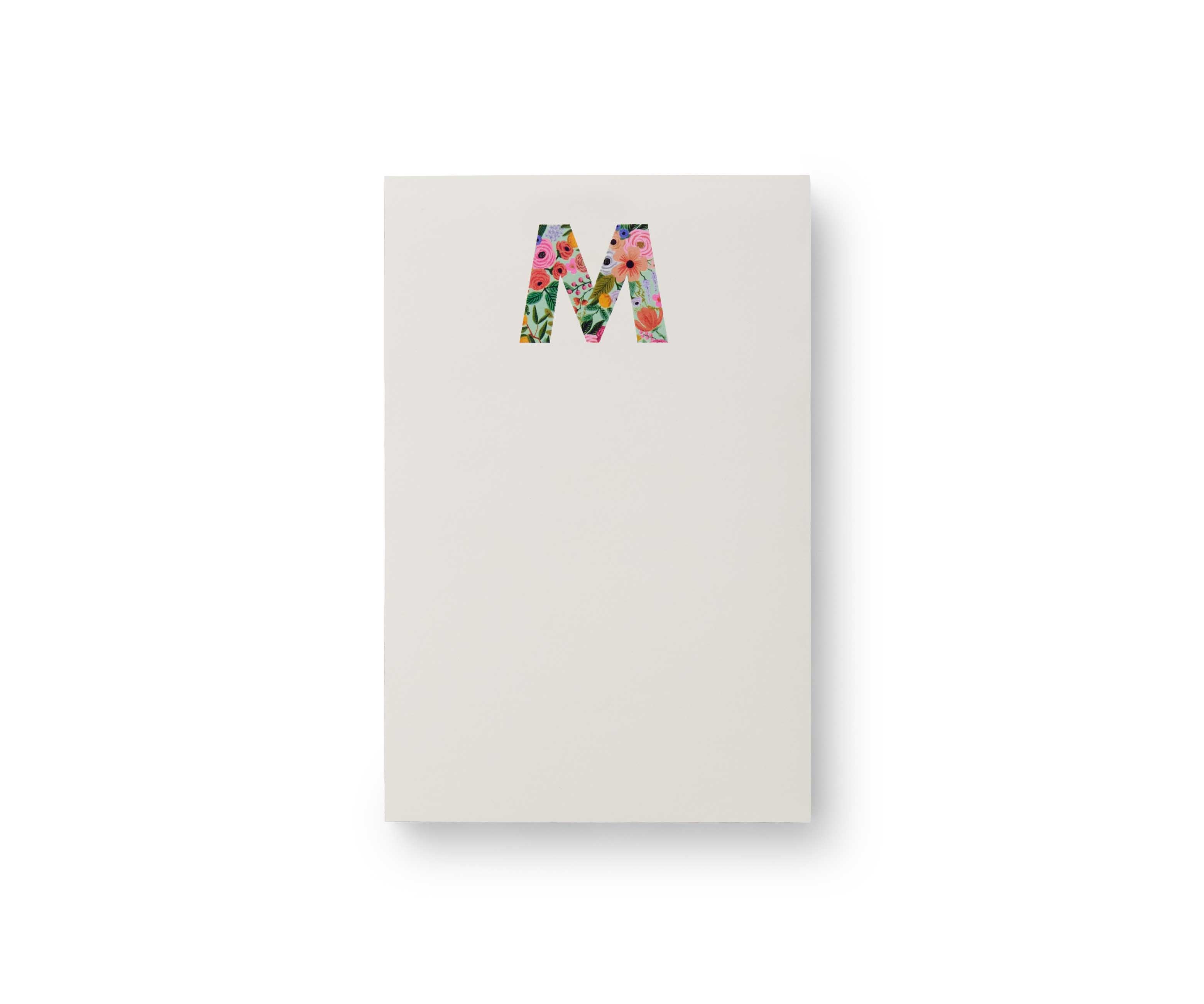 A-Z Initial Notepad - Rifle Paper Co