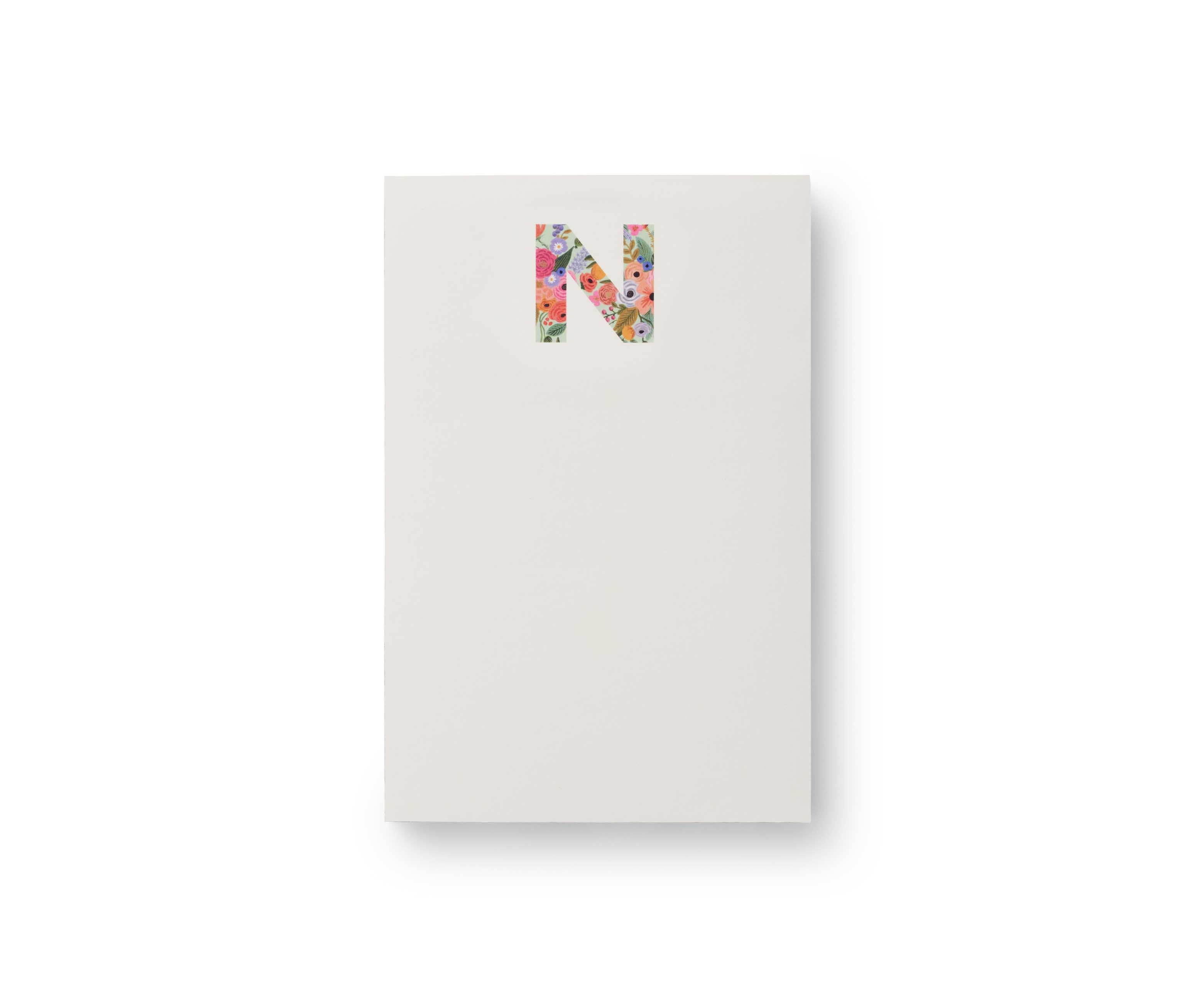 A-Z Initial Notepad - Rifle Paper Co