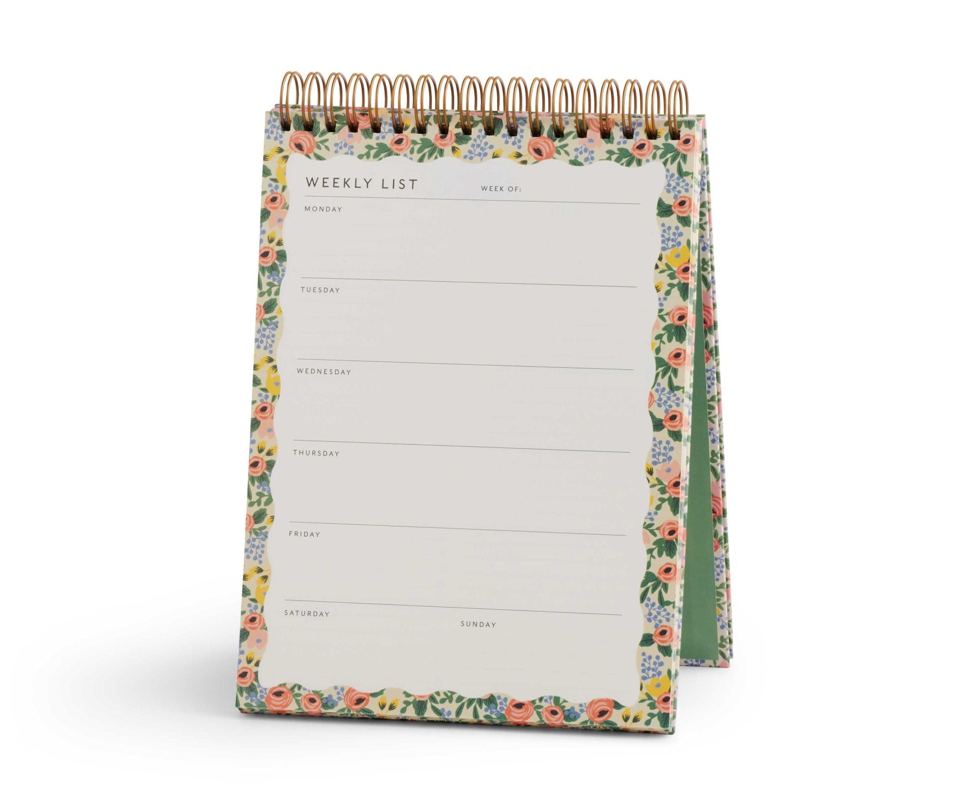 Planificador semanal de escritorio Rosa - Rifle Paper Co
