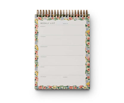 Planificador semanal de escritorio Rosa - Rifle Paper Co