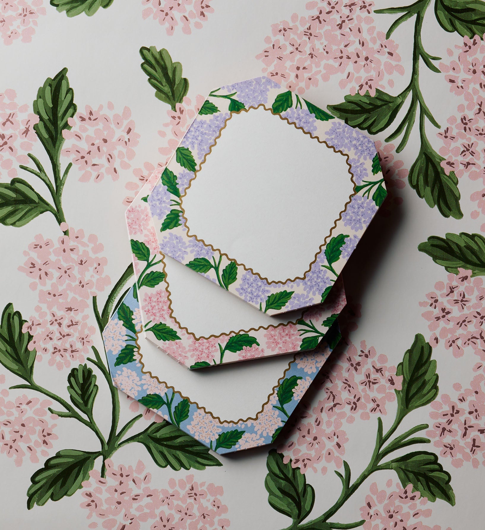 Mini blocs de notas Pink Hydrangea - Rifle Paper co.