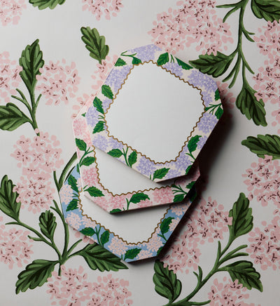 Mini blocs de notas Pink Hydrangea - Rifle Paper co.