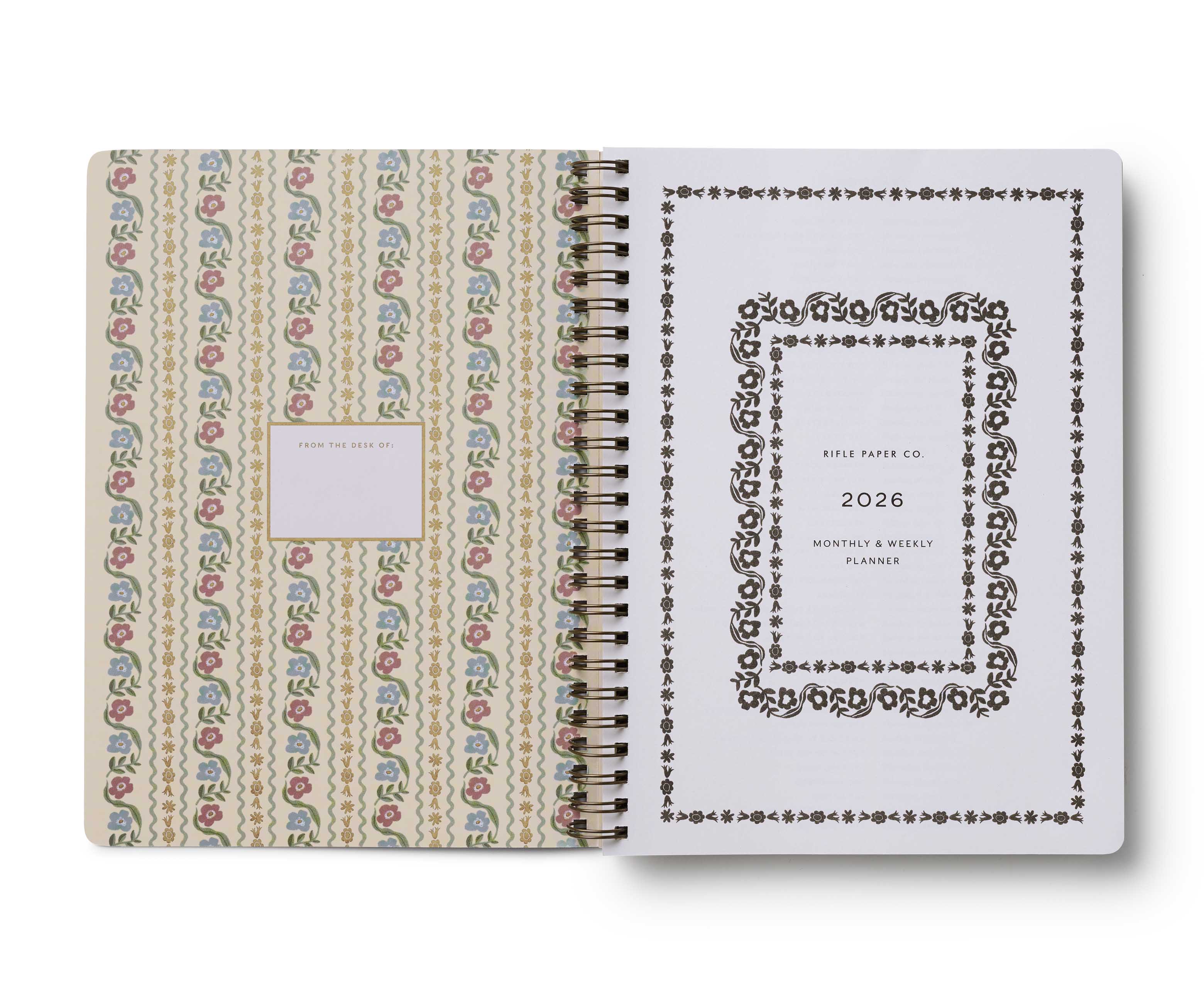 2025 Mimi Softcover Spiral-bound Diary (12 Months) - Rifle Paper