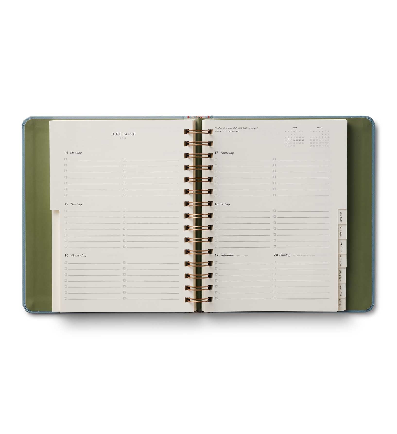 Agenda Académica 2026-2027 17 meses - Paisley - Rifle Paper Co