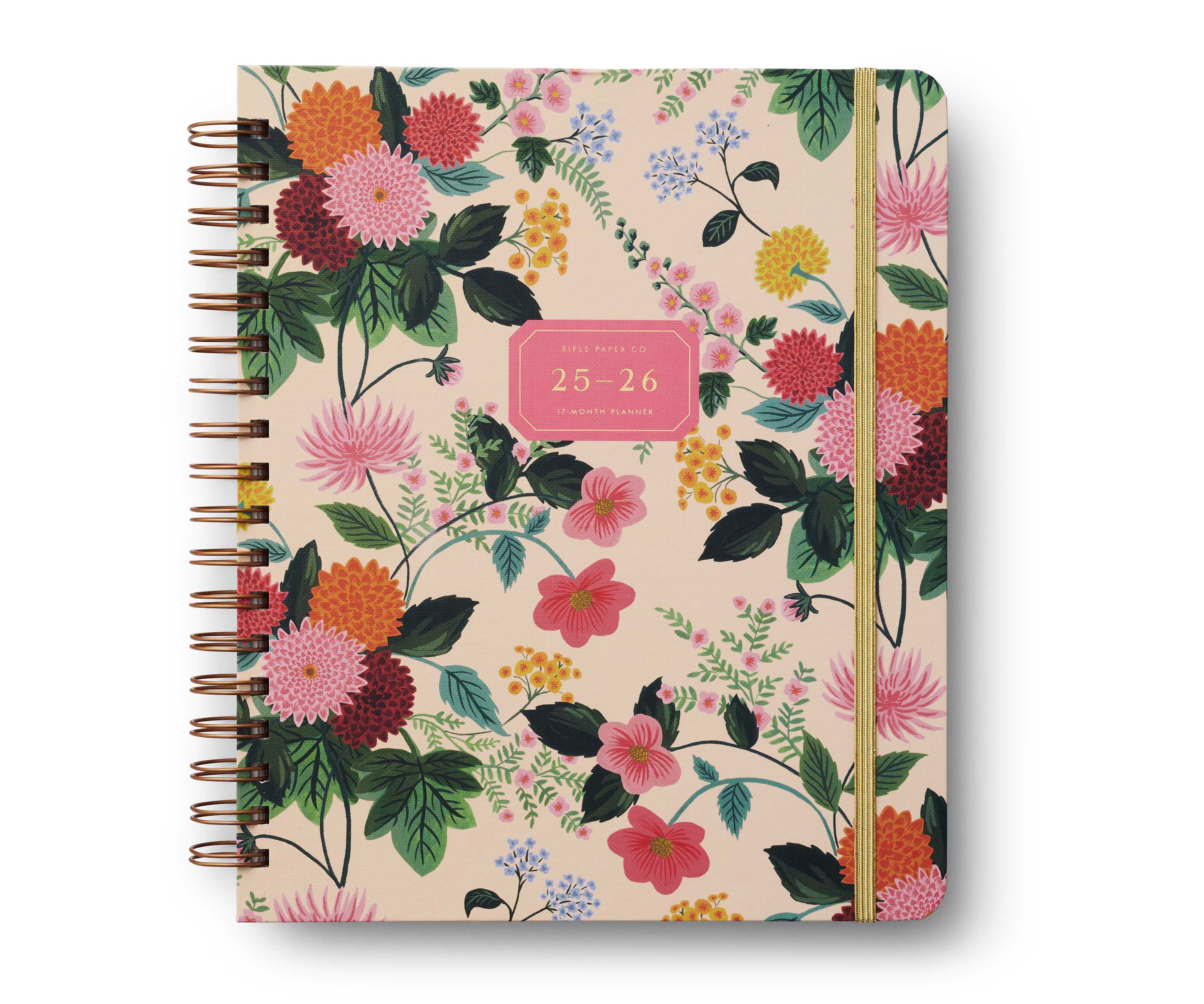 Agenda Acadèmica 2025-2026 17 mesos - Dahlia - Rifle Paper Co