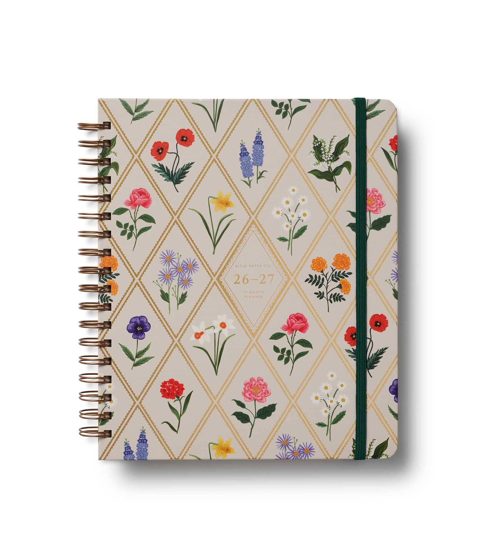 Agenda Académica 2026-2027 17 meses - Garden Study - Rifle Paper Co