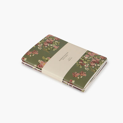 Pack 3 libretas cosidas Flores A5 - Pepa Paper