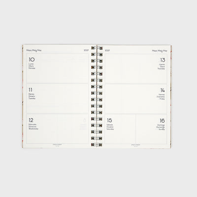 Agenda académica A5 2026-27 - Soft Magnolia
