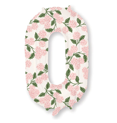 Globo de aluminio numerado 0-9 Pink Hydrangea - Rifle Paper Co