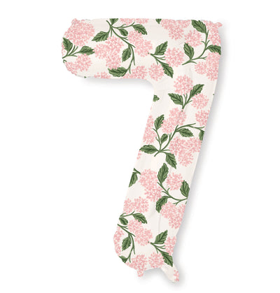 Globo de aluminio numerado 0-9 Pink Hydrangea - Rifle Paper Co