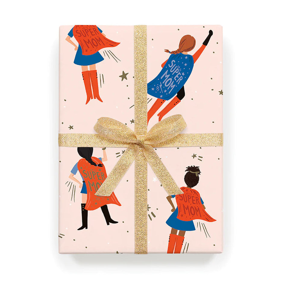 Papel de regalo Super Mom - Rifle Paper Co