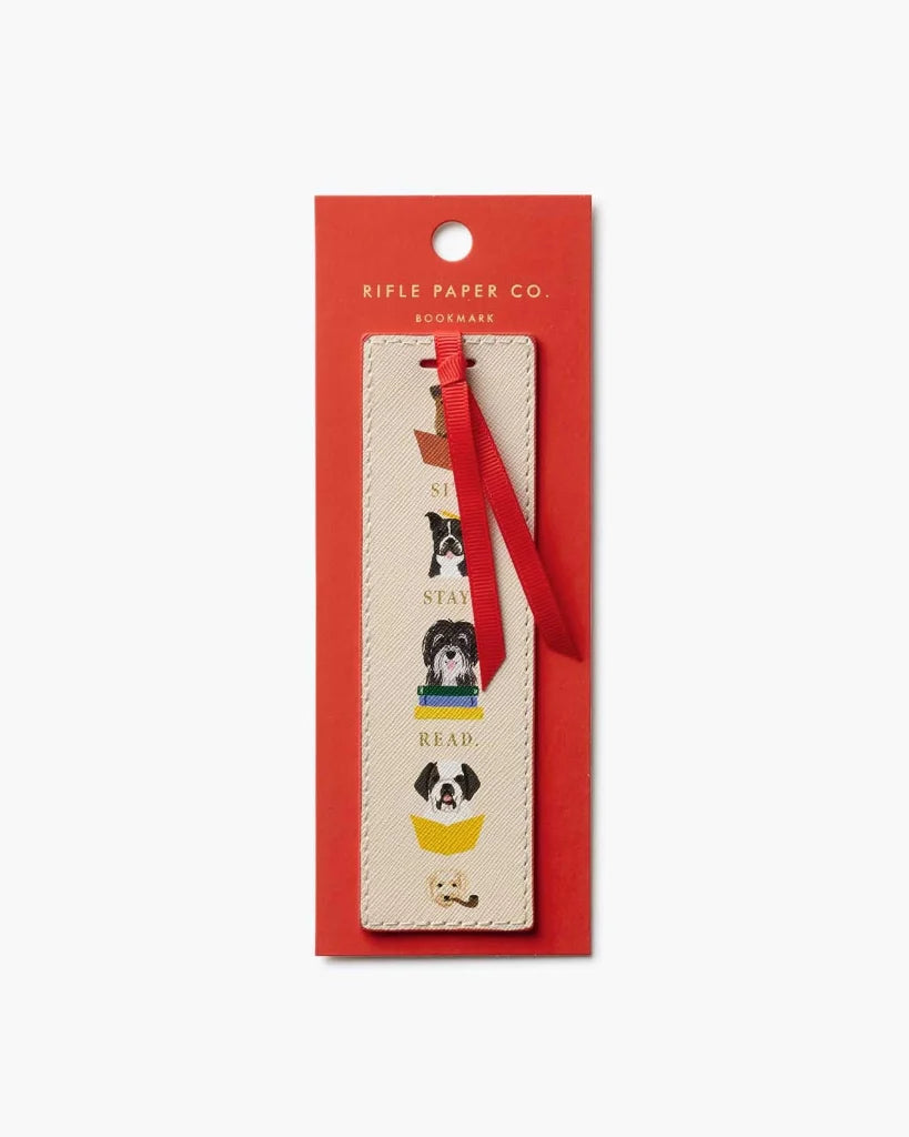 Punto de libro Perros Estudiosos - Rifle Paper co