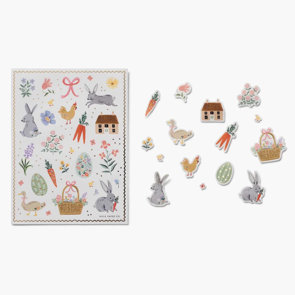 Spring Farm Sticker Set