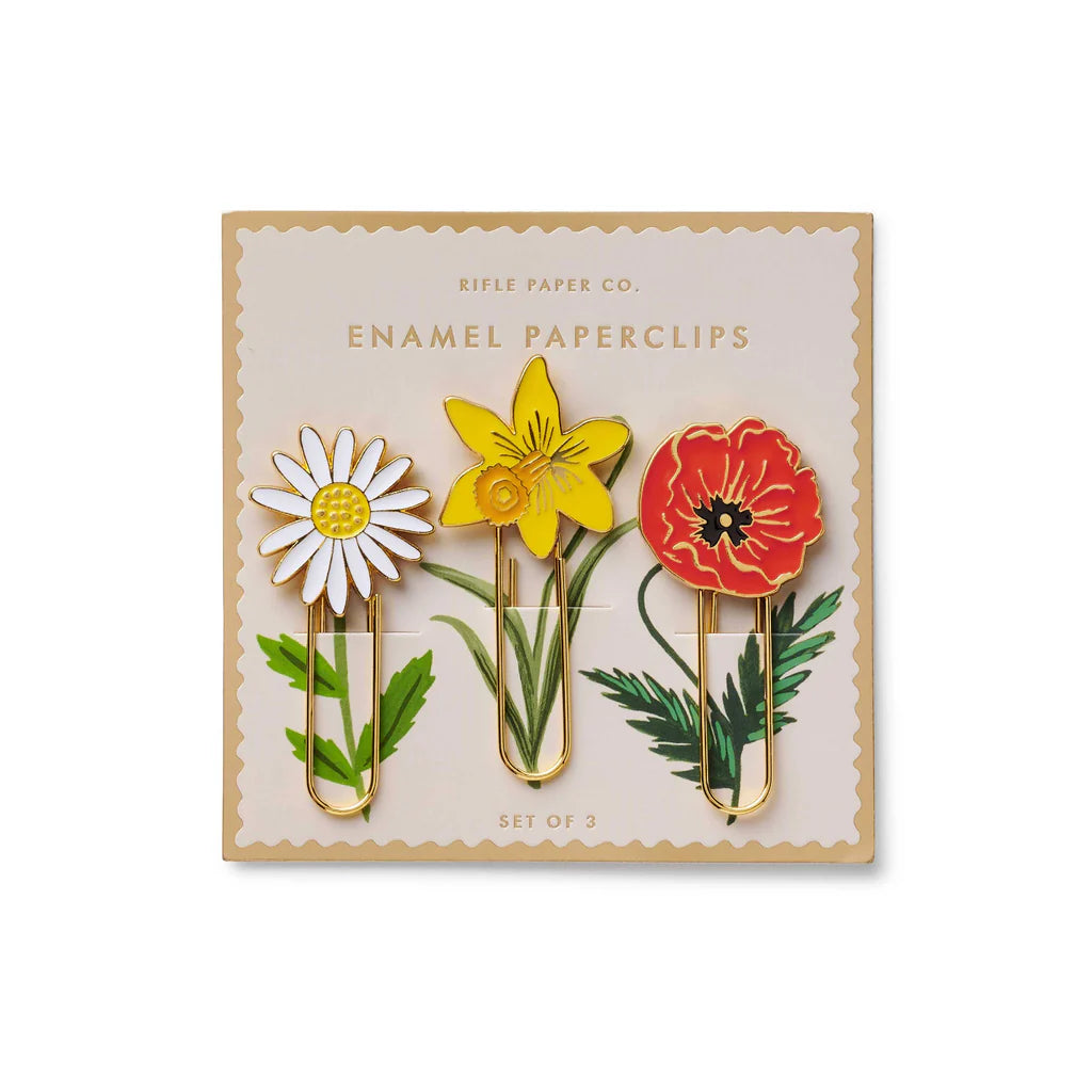 Set de 3 clips esmaltados Garden Study- Rifle Paper Co