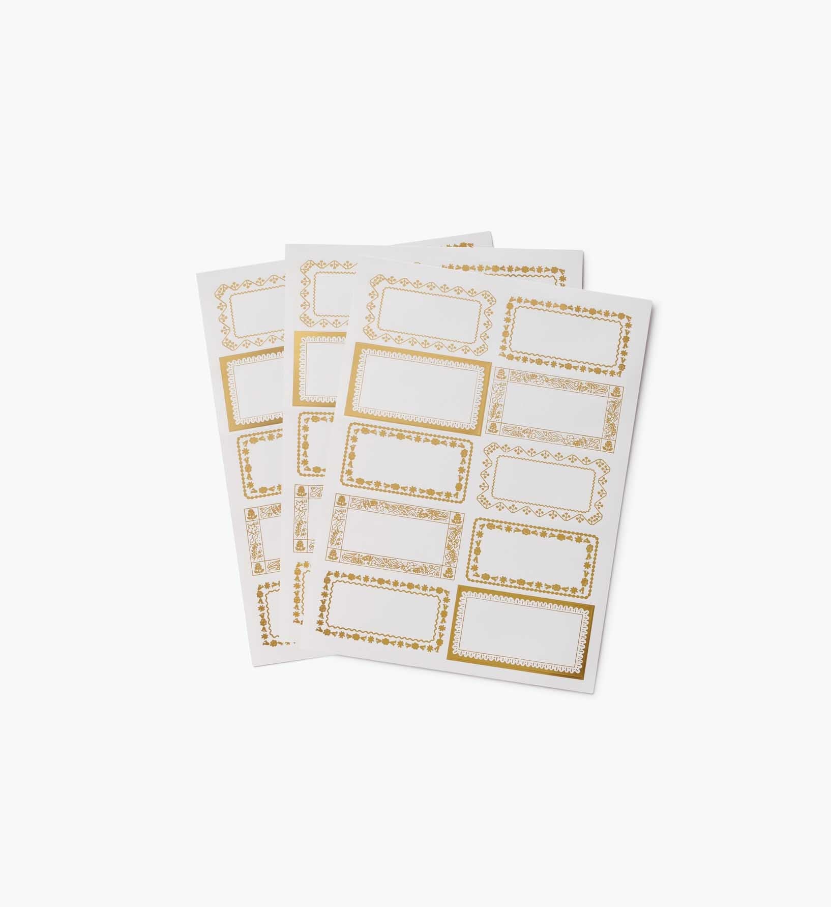 Set de etiquetas florales - Rifle Paper Co