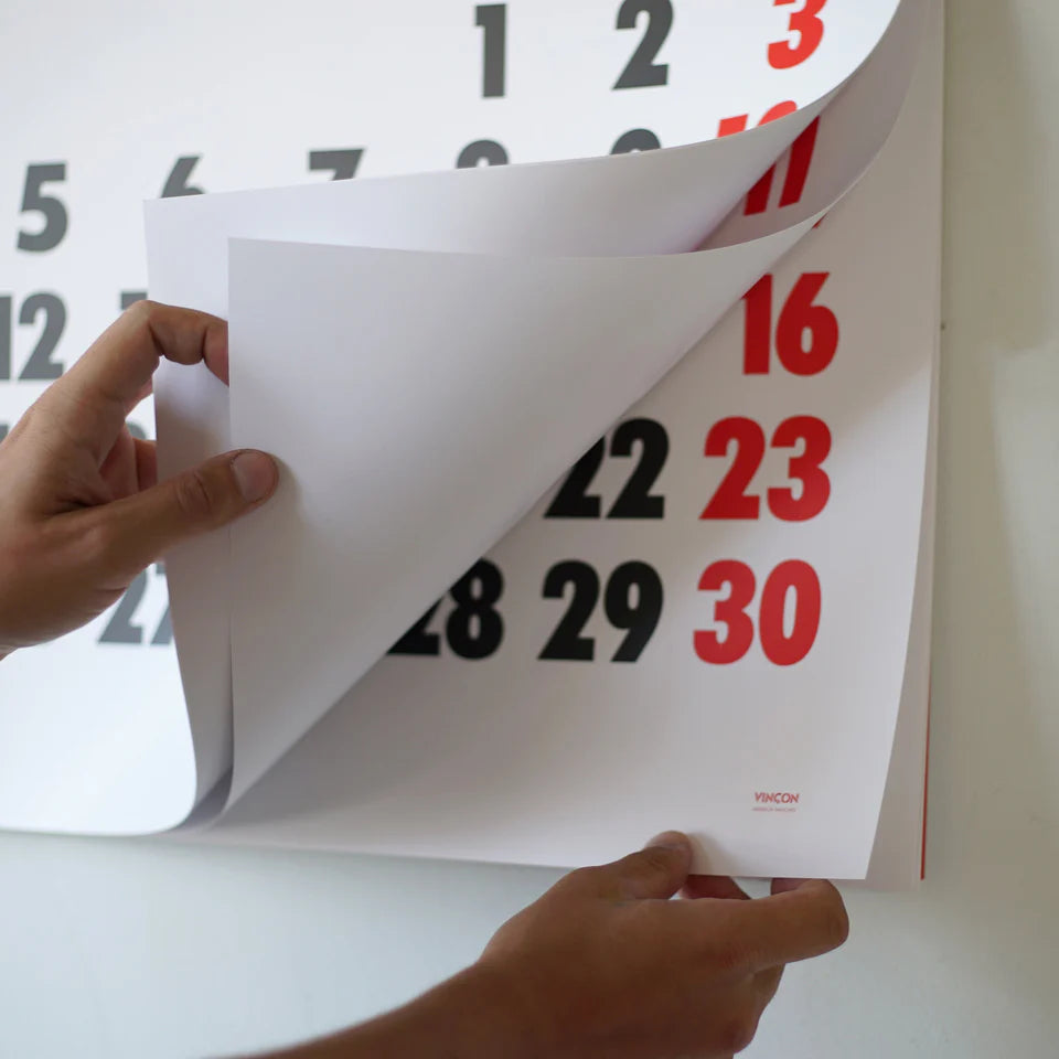 Calendario de pared VINÇON 2026