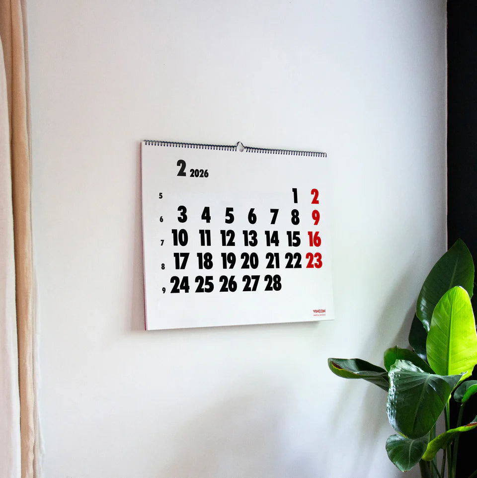Calendario de pared VINÇON 2026