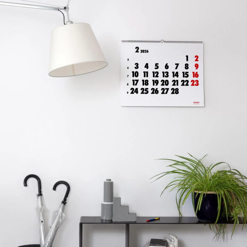 Calendario de pared VINÇON 2026
