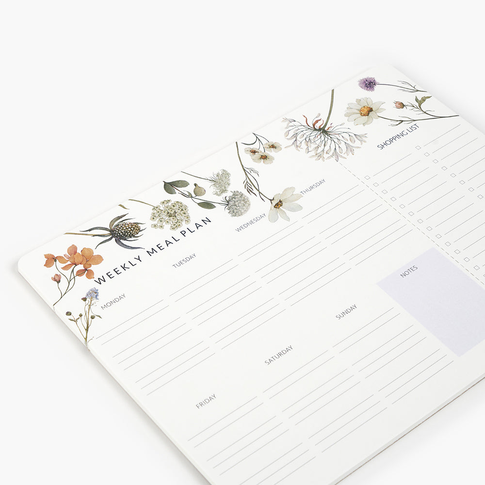 Wild Flowers Menu Planner