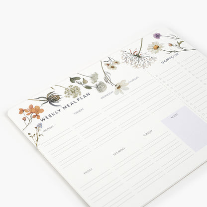 Wild Flowers Menu Planner