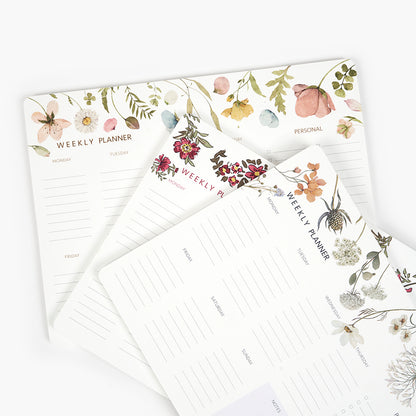 Planificador semanal Spring Flowers