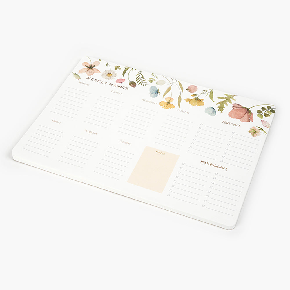 Planificador semanal Spring Flowers