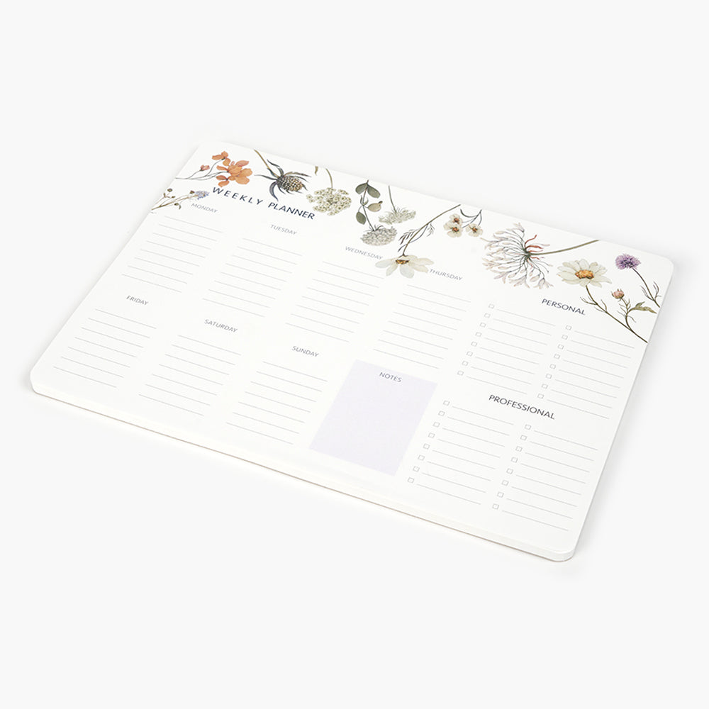Planificador semanal Wild Flowers