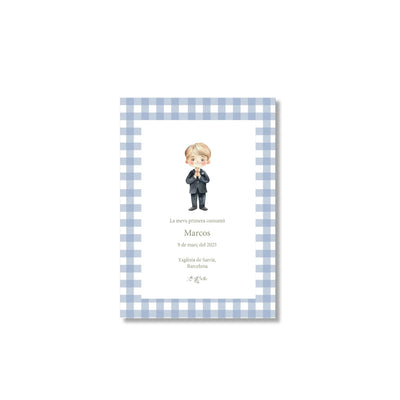 Personalized Vichy communion keepsake (Packs 12-60)