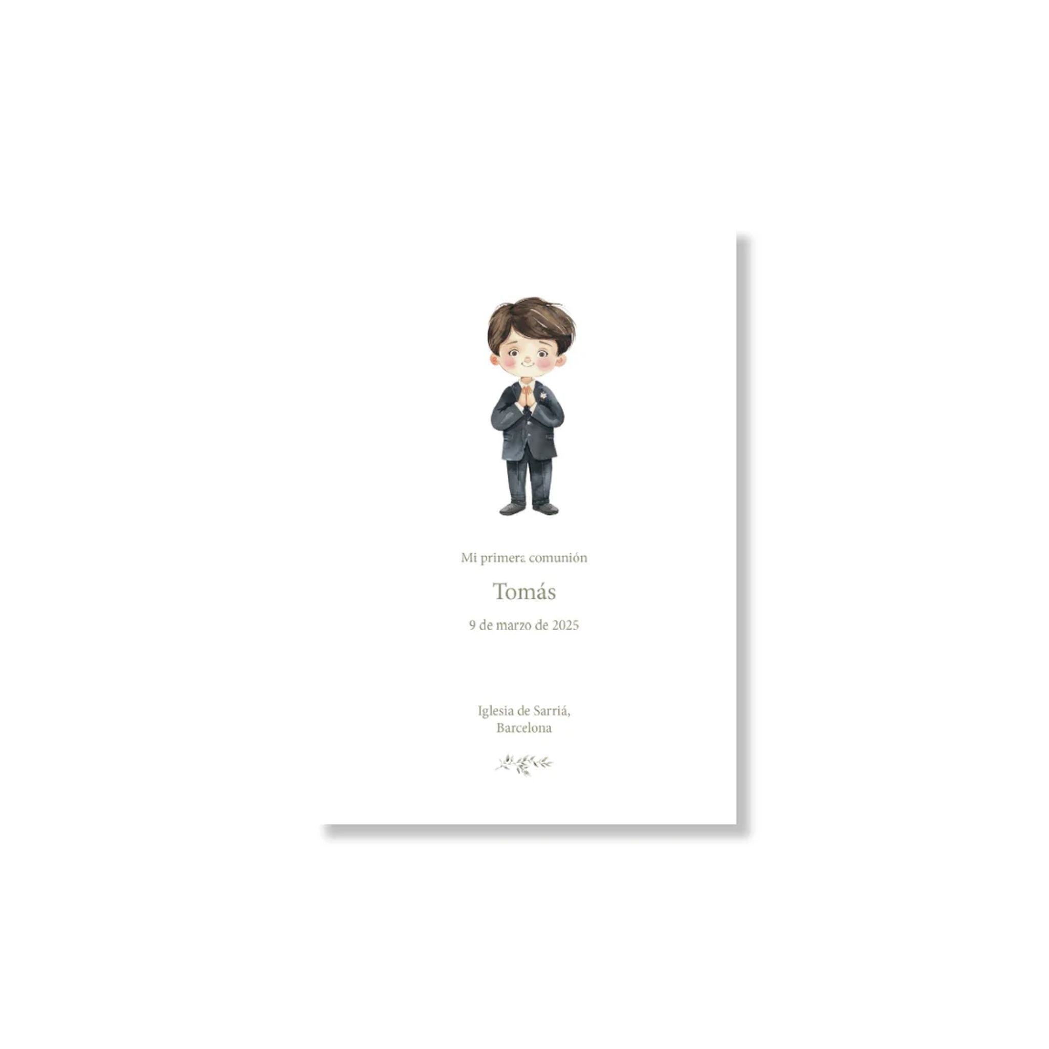 Basic Personalized Communion Keepsake (Packs 12-60)