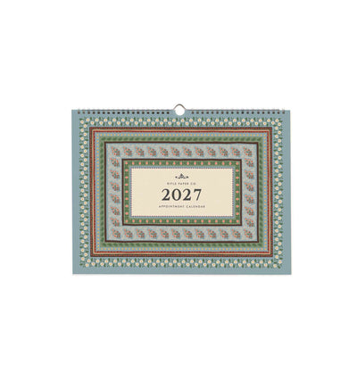 Calendario de pared 2027 - Paisley - Rifle Paper