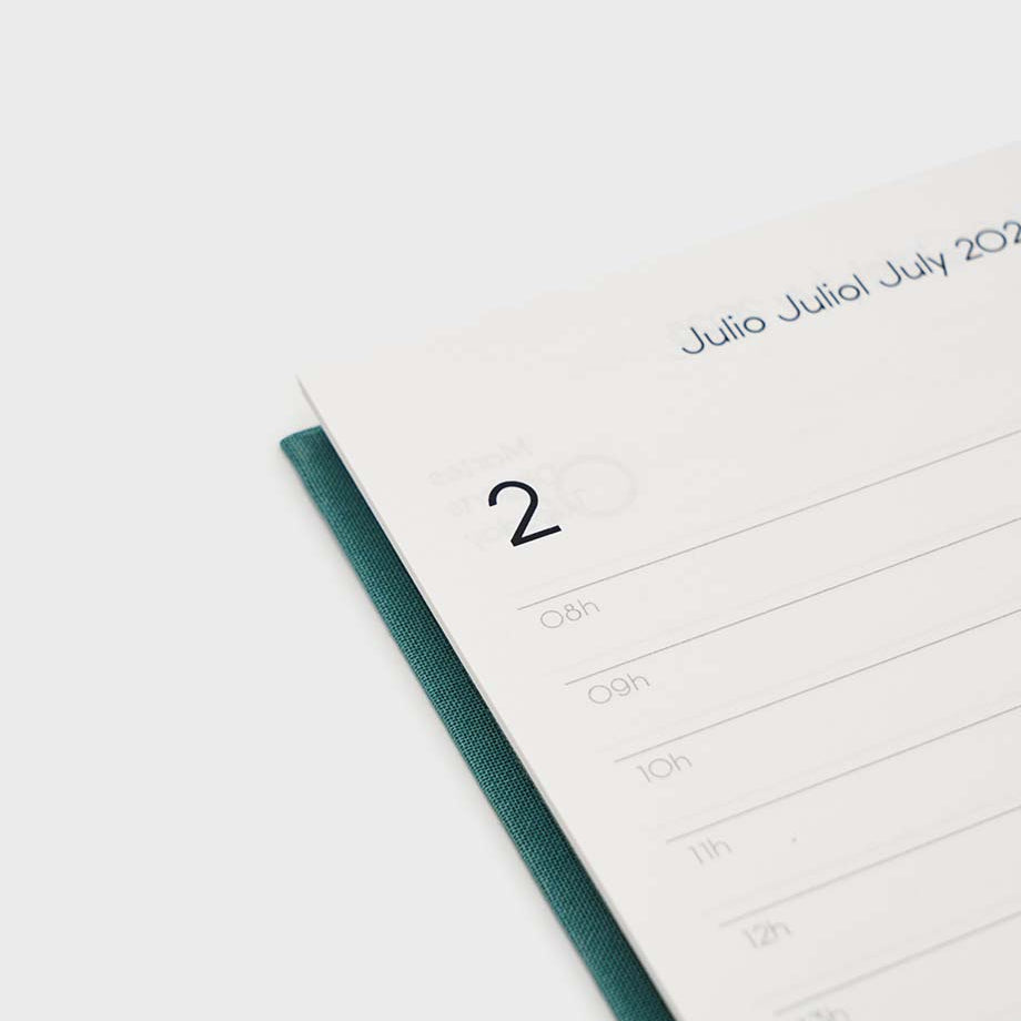 Agenda 2026 A5 Día Vista (12 meses)