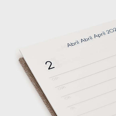 2026 A6 Daily Planner (12 months)