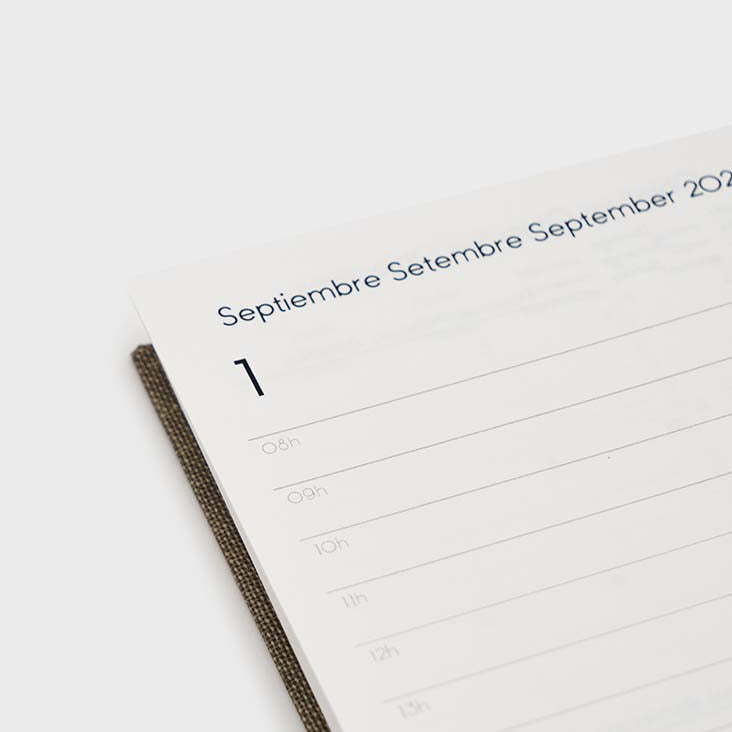 2026 A6 Daily Planner (12 months)