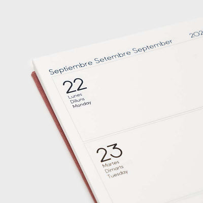 Agenda 2026 A6 Week View (12 months)