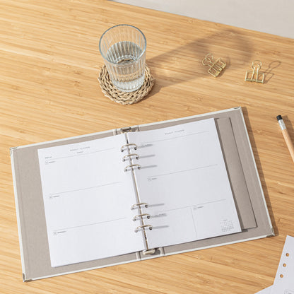 Recambio de papel reciclado agenda a semana 2022-2023