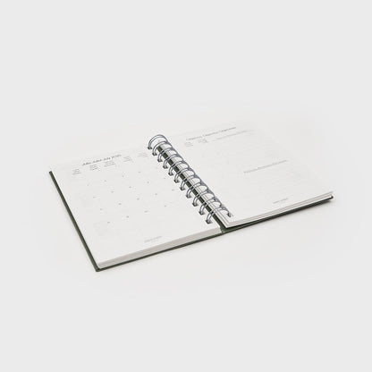A6 academic diary 2025-2026 16 months