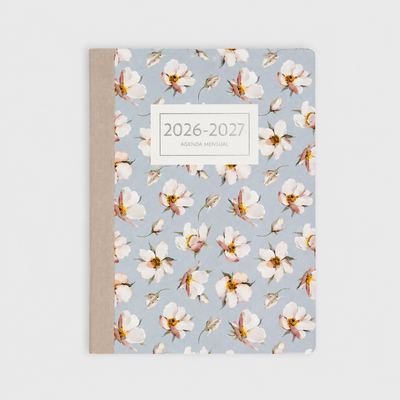 Agenda Mensual 2026-27 Català - 16 mesos - Blue Magnolia