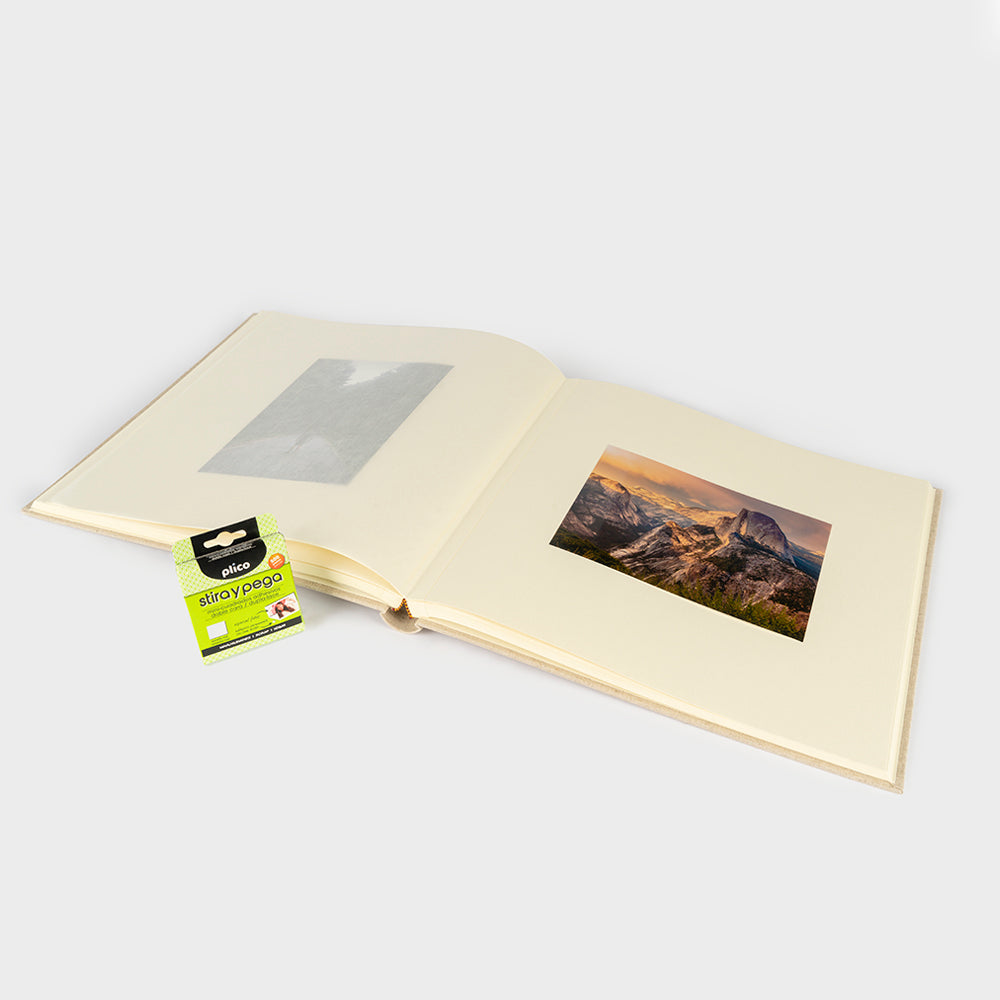 Álbum de fotos 35x35 cuadrado interior ivory