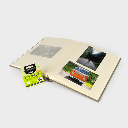 Álbum de fotos vertical interior ivory