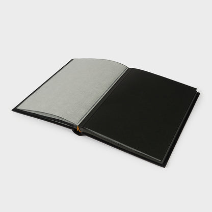 Black interior vertical photo album