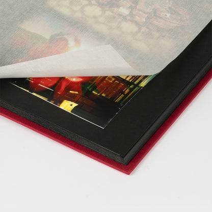 Black interior vertical photo album