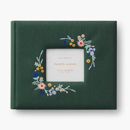Menagerie Embroidered Cover Photo Album - Rifle Paper Co.