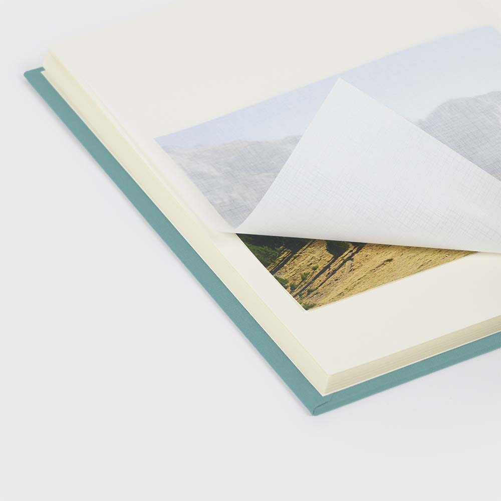Álbum de fotos vertical interior ivory