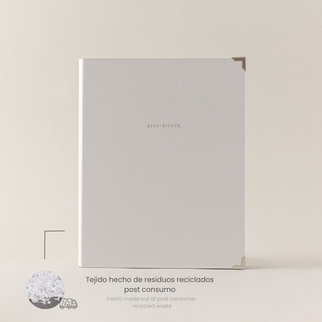 Archivador carpesanos, para escribir como en un cuaderno tipo oxford. Un carpesano recargable con anillas A5.