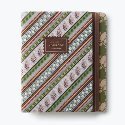 Pack 3 libretas cosidas Paisley - Rifle Paper co.