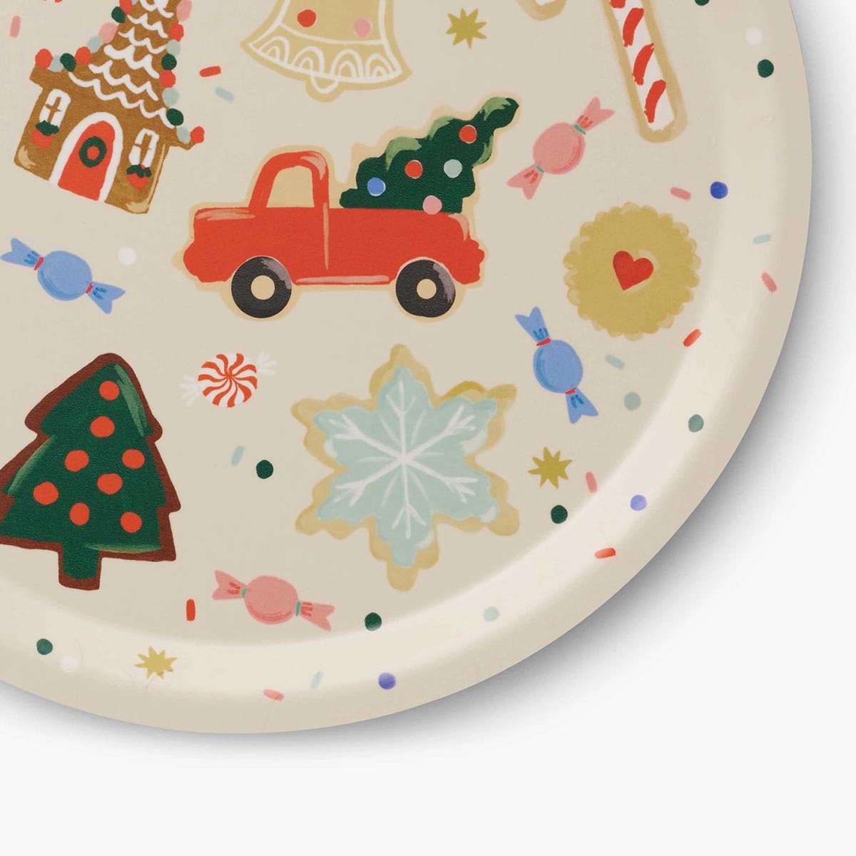 Bandeja redonda Holiday Tree - Rifle Paper Co.